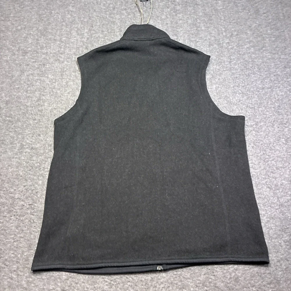 Patagonia‎ Men's Better Sweater Full Zip Fleece Vest Size XXL Black 2XL
